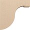 Ekena Millwork 7"W x 28"D x 28"H Thin Del Monte Rough Cedar Woodgrain TimberThane Corbel, Primed Tan CORUR07X28X28DELRCPR - alternate 6